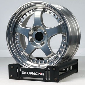 Rines BZY Forjados 5x114.3 de 17, 18 y 19 Pulgadas en Gris, para Autos de Carreras, Compatibles con JDM <span class=keywords><strong>Subaru</strong></span> <span class=keywords><strong>Impreza</strong></span> <span class=keywords><strong>Sti</strong></span> BRZ GT86 Supra Wrc Wrx - Product Image 3