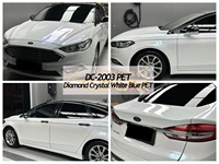 Film de protection en PVC blanc laser, vente chaude, résistant aux UV, film de protection de carrosserie de voiture, changement de couleur, vinyle brillant carbone, film de protection de voiture