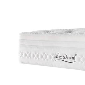 Матрас гибридный с пружинным блоком Pocket Spring и пеной, размер Queen/King, гипоаллергенный, комфортный, сжатый в рулоне в коробке - Product Image 4