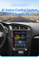 CARUPEZ Radio de Coche Android de 9.7 Pulgadas con GPS para Citroen C4 C4L DS4 2013-2017, Unidad Principal de Navegación Vertical Estilo Tesla de 8 Núcleos 7862S