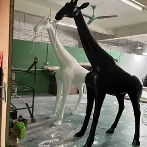儿童床头房装饰灯动物底座照明长颈鹿雕像