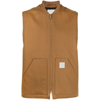 OEM Service Heavy Duty Hommes Matelassé Doublé Extérieur Grandes Poches Veste Décontractée Vêtements de Travail Toile Col Côtier Gilet Gilet Canard Gilet Hommes