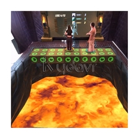 Équipement de jeux de projection de lave ar pour enfants à l'intérieur jeux au sol muraux interactifs immersifs écran mural pour enfants