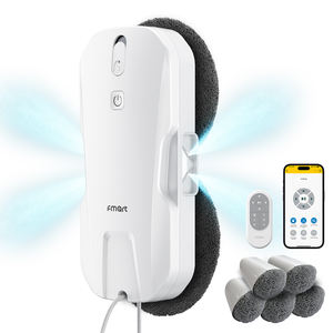 Limpiador de Vidrios con <span class=keywords><strong>Aspiradora</strong></span> y Pulverizador Ultrasónico, Robot de Limpieza de Ventanas con Múltiples Modos de Limpieza, Limpiador de Vidrios para Interiores y Exteriores - Product Image 1