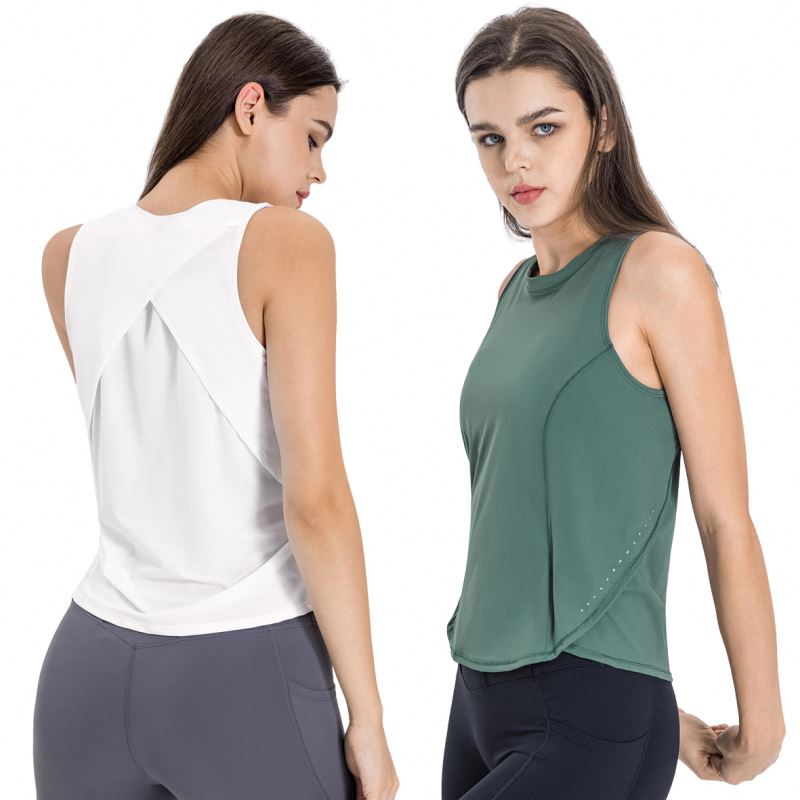 New Arrival Sports Oversized Women Fitness Tank Top Solid Nude Skin Friendly Sleeveless Loose Breathable Fitness Yoga Vest