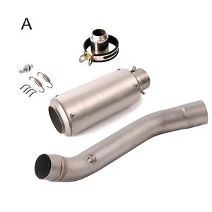 Escape Slip-on para <span class=keywords><strong>Kawasaki</strong></span> Z750 <span class=keywords><strong>Z</strong></span> <span class=keywords><strong>750</strong></span> 2007-<span class=keywords><strong>2014</strong></span>, Silenciador de Escape para Motocicleta, Tubo de Enlace Medio Modificado, Silenciador - Product Image 1