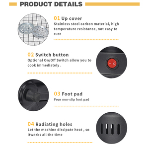 Multipurpose Countertop 500W <strong>BBQ</strong> <strong>Coal</strong> <strong>Starter</strong> Hookah Charcoal Burner Electric Charcoal <strong>Starter</strong> - Product Image 4