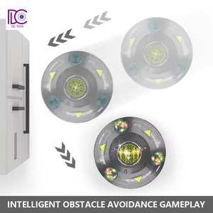 Máquina de burbujas UFO de CC, juguete para niños, platillo volador para evitar obstáculos giratorio inteligente, OVNI de burbujas que sopla automáticamente con luz - Product Image 3