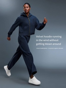 LeJing di alta qualità <span class=keywords><strong>Oversize</strong></span> Jogger Full zip <span class=keywords><strong>felpa</strong></span> <span class=keywords><strong>con</strong></span> <span class=keywords><strong>cappuccio</strong></span> <span class=keywords><strong>con</strong></span> stampa Logo inverno autunno modello 3D felpe <span class=keywords><strong>con</strong></span> <span class=keywords><strong>cappuccio</strong></span> per le donne - Product Image 6