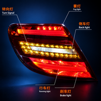Pour Mercedes Classe C W204 2011-2014 : Nouvelles feux arrière LED de remplacement, kit de modernisation MR MB W204 11-14 12V 36W 6000K