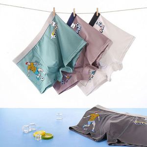 Calzoncillos Boxer para Niños de 3 a 12 Años, Color Sólido, Clásicos, Ropa Interior para Niños, Pantalones Cortos de Algodón Suave para Estudiantes, Cómodos - Product Image 2