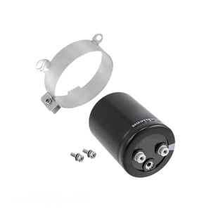 Manufacturer Channel Chassis Mount 2200 uF LNK2G222MSEG CAP ALUM 2200UF 20% 400V SCREW Capacitor - Product Image 1