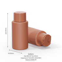 Personalizado 300ml 10oz HDPE Hombro cuadrado Mate Suave al tacto Squeeze Tapas de bomba de grasa para champú Cuidado DE LA PIEL Tapas de botellas de aceite de lavado corporal