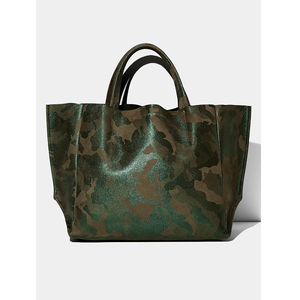 Sac à main pour femme en cuir véritable 100 %, léger et souple, avec fermeture éclair, compartiments spacieux, coutures durables, design élégant pour le bureau - Product Image 6