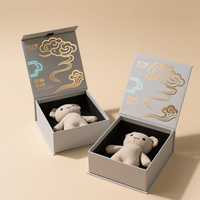 Boîte magnétique personnalisée pour peluches, emballage cadeau de luxe, boîtes en papier imprimées pour jouets, conception de boîte en papier personnalisée avec insert