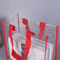 Bolsa de Regalo de PVC Transparente con Logotipo Personalizado, Impermeable, para Viajes, Playa y Uso Diario