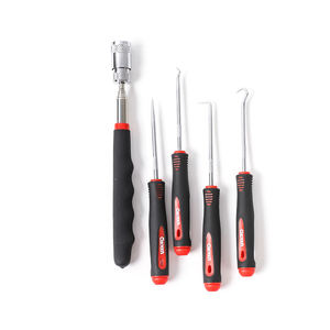 11個オイルシールフック<span class=keywords><strong>O</strong></span>リングプーラーオイルシールピッカー自動保護ツールスクレーパーピックアンドフックセット自動車修理ツール - Product Image 3