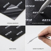 Feuille d'isolation acoustique Antela, film composite aluminium-butyl, garantie 5 ans, conforme aux normes VOC, haute température, pour bureau