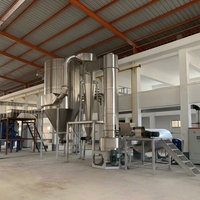 Sécheur Flash Rotatif de Qualité Alimentaire SUS304, Machine de Séchage Instantané à Basse Température pour Amidon de Manioc, Protéine de Soja, Pâte de Fruits, Transformation Alimentaire