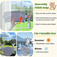 Hamac pour chat Type d'aspiration Nid pour chat Quatre saisons Rebord de fenêtre universel Nid suspendu Fournitures pour animaux de compagnie