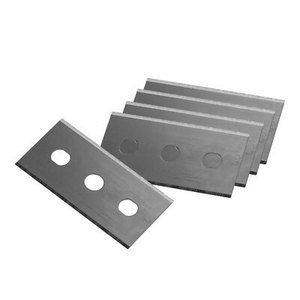 High Precision Double Edge Carbon Steel 3-Hole Industrial Blades for PP Film Processing &amp; <strong>Uncured</strong> <strong>Rubber</strong> Separation - Product Image 5