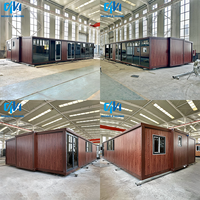 Maison préfabriquée extensible en conteneur de 20 pieds ou 40 pieds avec cuisine à vendre, maison préfabriquée portable, maison mobile