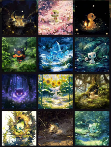 Nouvelles ventes flash YQ : Cartes à collectionner carrées de la série Pokémon World Vol.7, boîte mystère colorée, coffret booster, cartes à échanger - Product Image 6
