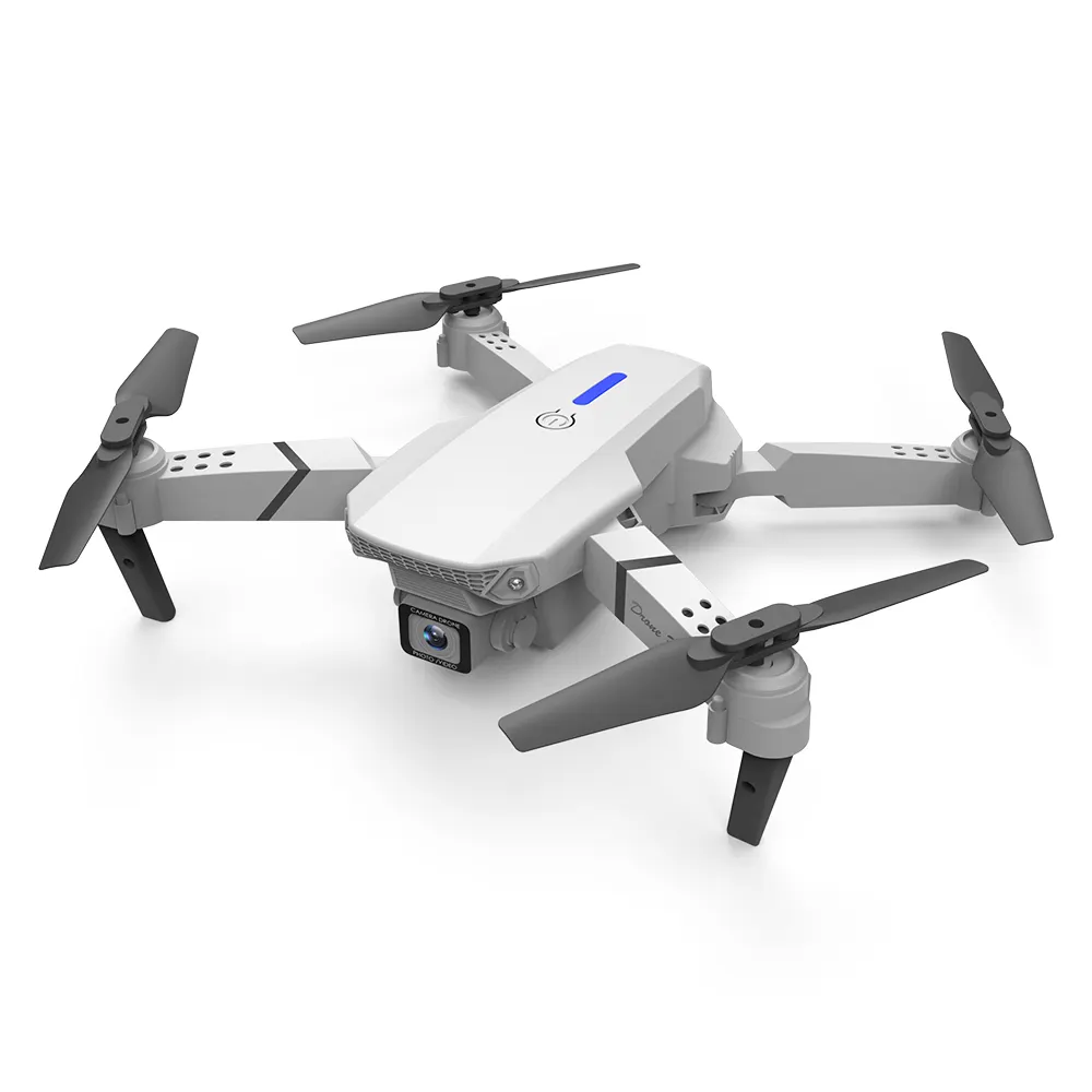 Drone Kit E88 Pro 6 Axis WiFi Flight Controller LED Light Film Dual Camera 4K Video Vtol RC E88 Drones