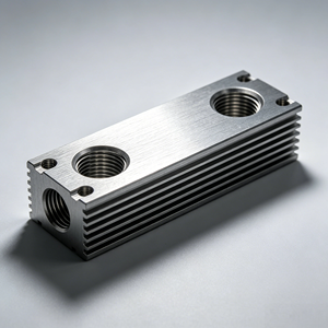 Precision CNC Milling Wire EDM Aluminum Heat Dissipation Valve <b>Block</b> Anodized Multi-Color Hydraulic Cooling Manifold for - Product Image 3