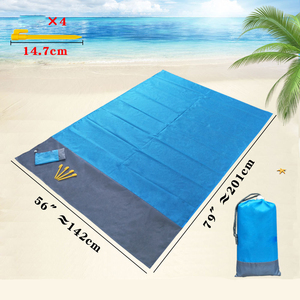 2x2.1m Waterproof Pocket Beach <b>Blanket</b> Folding Camping Mat Mattress Portable Lightweight Mat Outdoor <b>Picnic</b> Mat Sand - Product Image 1