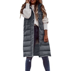 Vendita calda cappotti gilet lungo da <span class=keywords><strong>donna</strong></span> a sbuffo da <span class=keywords><strong>donna</strong></span> con cappuccio cardigan <span class=keywords><strong>piumini</strong></span> taglie forti giacche <span class=keywords><strong>invernali</strong></span> da <span class=keywords><strong>donna</strong></span> con cappuccio - Product Image 5