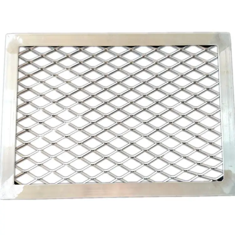 Manufacturer Supply diamond aluminum suspended ceiling diamond hole expanded metal mesh fence mesh panel