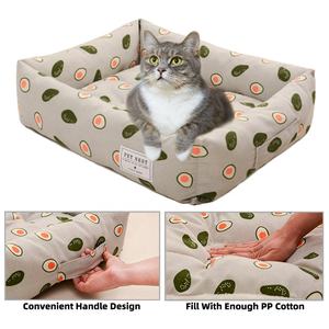 ที่นอนสุนัขทรงสี่เหลี่ยม หลายขนาด นุ่มสบาย ปลอดภัย ซักเครื่องได้ - Product Image 3