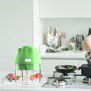 Kitchen Accessories USB Wireless Electric 250ml <b>Mini</b> Meat <b>Grinder</b> Slicer Food Crusher Automatic Vegetable Garlic Household Car - Product Image 2