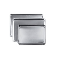 Plateau de cuisson pour boulangerie, 18x26 pouces, plaque en aluminium pleine grandeur, surface lisse, pour la production alimentaire professionnelle
