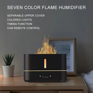 New 3D lửa ngọn lửa tạo độ ẩm khuếch tán với LED ánh sáng USB ngọn lửa đèn Đêm ánh sáng khuếch tán hương thơm cho nhà văn phòng phòng ngủ - Product Image 5