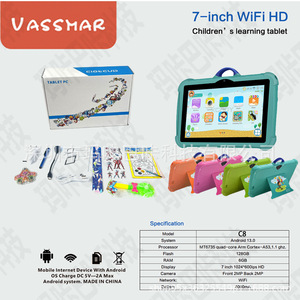 แท็บเล็ตพีซี Android 7.0 ขนาด 7 นิ้ว รุ่นใหม่ ขายส่ง RAM 1GB ความจุ 8GB หน่วยประมวลผล Quad Core MTK 1.2GHz รองรับ Wi-Fi GSM กันน้ำ เหมาะสำหรับการศึกษาและเล่นเกม - Product Image 2