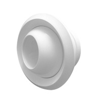 Buse sphérique en alliage d'aluminium, diffuseur de jet à boule réglable à 360 degrés pour système de climatisation central HVAC