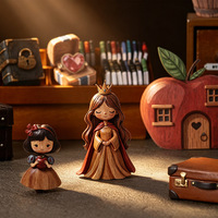 30 autocollants par paquet, série d'aventures de contes de fées, autocollants en bois réalistes sur le thème des contes de fées