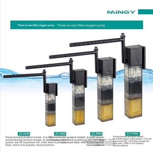 Pompa Silenziosa per Filtrazione Acqua per Acquario, Pompa Ossigeno Tutto-in-Uno per Allevamento Pesci, Accessori per Acquari - Product Image 5