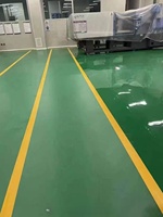 Revêtement de sol en résine époxy industrielle, auto-nivelant, apprêt antidérapant, résistant à l'usure, peinture de finition liquide en résine époxy