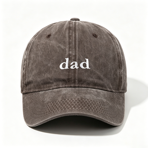Gorra de algodón vintage lavada con bordado personalizado de logo de letras pequeñas, suave y sin estructura, para hombre, para exteriores, protección solar común - Product Image 5
