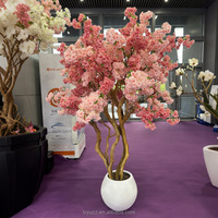 Arbre artificiel de cerisier en fleurs, fait main, en pot, écologique, pour la décoration de mariage, du Nouvel An, de la maison et du commerce