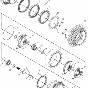 Caja de Cambios de Viaje para Excavadora E 324D 324DL 324DLN, Piezas de Repuesto, Reductor 227-6133 227-6132 199-4593 267-6913 267-6878 - Product Image 3