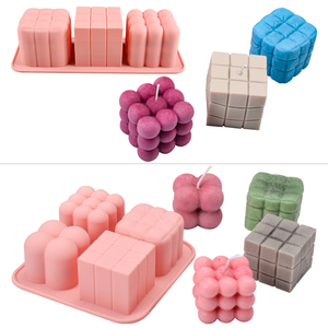 แม่พิมพ์ซิลิโคนรูปทรงลูกบอลมูสตกแต่งเค้ก 3 มิติ สำหรับทำเทียน - Product Image 4
