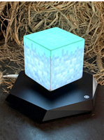 Cube Magique à Lévitation Magnétique, Boîte à Lumière Colorée, Cadeau Original pour la Décoration de la Maison, du Salon, de la Chambre à Coucher, Lampe de Beauté de Bureau
