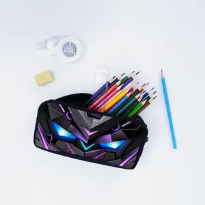 Ensemble de sacs à dos à roulettes pour <span class=keywords><strong>enfants</strong></span> avec motif robots mécaniques, boîte à lunch et trousse à crayons, pour filles/garçons - Product Image 5