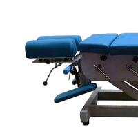 Table de chiropratique électrique à commande au pied, 4 sections, best-seller, pour les cliniques de physiothérapie