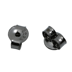 Hypoallergenic Round <strong>Butterfly</strong> S925 Sterling Silver <strong>Earring</strong> <strong>Backs</strong> Replacements <strong>for</strong> Posts Studs - Product Image 2