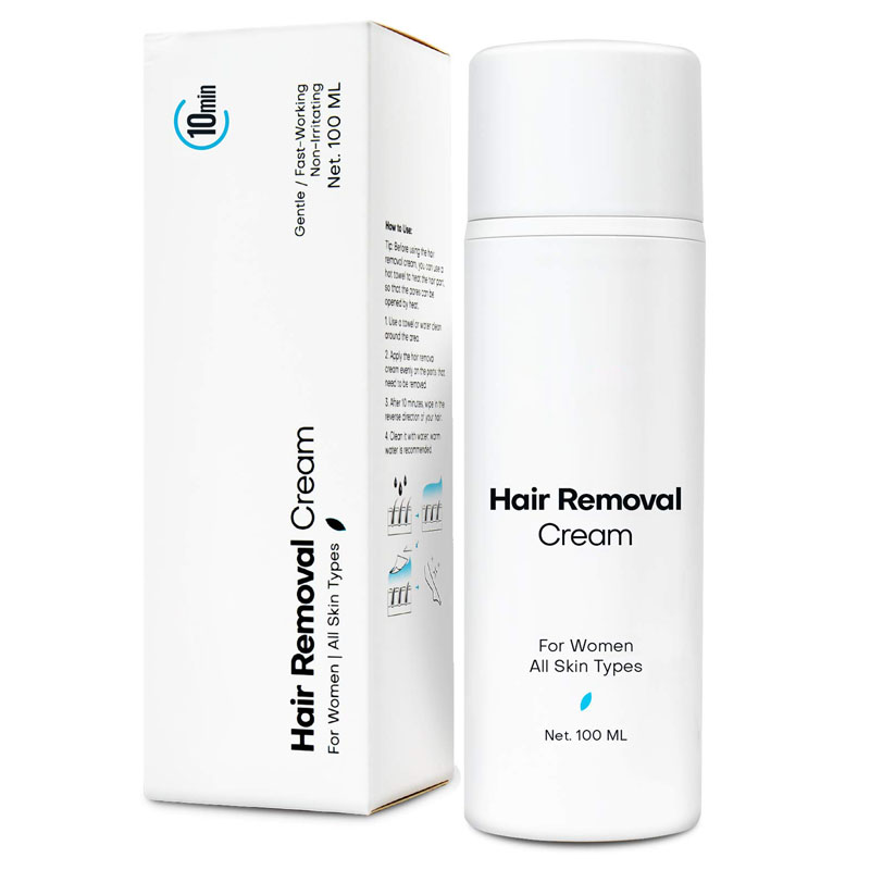 Органический не вызывающий раздражения крем для удаления волос для женщин